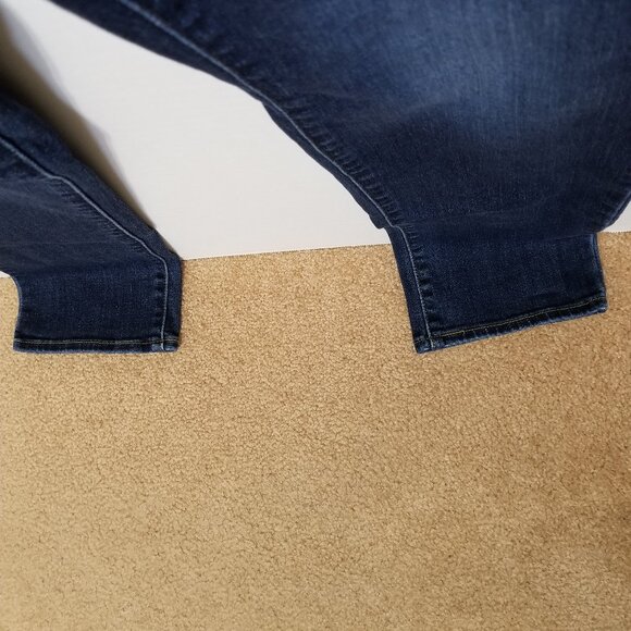 Levi's jeans 27 724 High Rise Straight Crop denim whiskered 58825-0055 - Picture 7 of 15